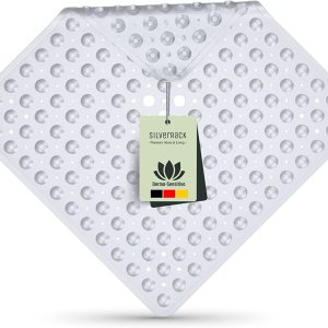 Duschmatte rutschfest 53x53 cm - Antirutschmatte Dusche BPA frei für Kinder - Badematte maschinenwaschbar u. schimmelresistent
