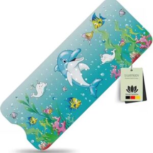 Kinder Badewannenmatte 100x40 cm - Antirutschmatte Badewanne BPA frei für Kinder und Babys