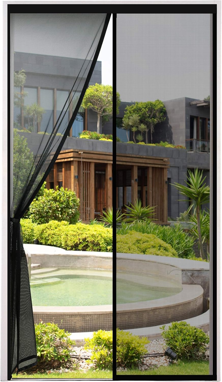 Fliegengitter Tür Insektenschutz Magnetvorhang Ideal für Balkontür