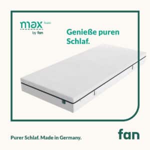 Testsieger Matratze 2024 Stiftung Warentest - f.a.n. max foam