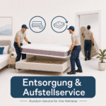 Entsorgung & Aufstellservice für Matratze