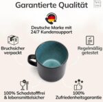 Steingut Ibiza Tassen 6er Set 350 ml