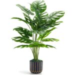 Le Monstera rose artificiel de 71 cm avec son pot