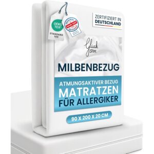 Housse anti-acariens Glückstoff pour matelas