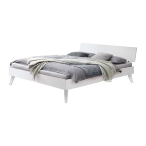 Bett Ancona von Hasena in 10-MDF weiss deckend, lackiert, freigestellt