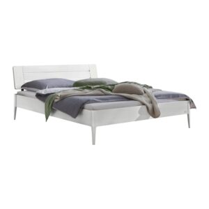 Bett Busseto von Hasena in 10-MDF weiss deckend, lackiert, freigestellt