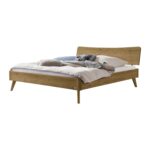 Caluso Bed by Hasena in 99-Natural Wild Oak, Oiled, Freestanding