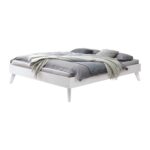 Bett Calvari von Hasena in 10-MDF weiss deckend, lackiert, freigestellt