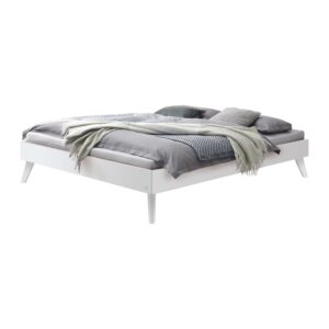 Bett Calvari von Hasena in 10-MDF weiss deckend, lackiert, freigestellt