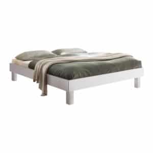 Bett Rapallo von Hasena in 10-MDF weiss deckend, lackiert, freigestellt