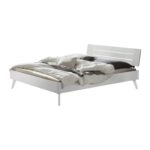 Bett Rubiera von Hasena in 10-MDF weiss deckend, lackiert, freigestellt