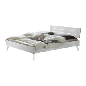 Bett Rubiera von Hasena in 10-MDF weiss deckend, lackiert, freigestellt