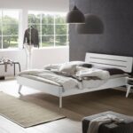 Bett Rubiera von Hasena im Schlafzimmer