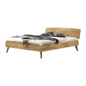 Sambuco Bed by Hasena in natural 80-core beech, oiled, freestanding