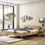 The Sambuco bed by Hasena in the bedroom