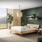 Bett Valeria von Hasena im Schlafzimmer