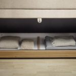 Lit à sommier tapissier Pedrosa de Hasena dans la chambre à coucher