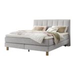 Reina box spring bed by Hasena, shown against a white background