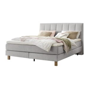 Letto boxspring Reina di Hasena, in primo piano su sfondo bianco
