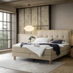 Boxspringbett Solara von Hasena im Schlafzimmer