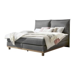 Boxspringbett Zamora von Hasena, freigestellt vor weissem Hintergrund