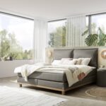 Boxspringbett Zamora von Hasena im Schlafzimmer