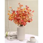 HNVNER Eucalipto artificiale, 5 mazzi da 60 cm ciascuno