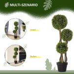 Buis artificiel HOMCOM avec protection anti-UV
