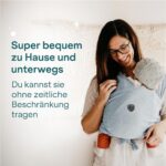 Koala Babycare Tragetuch Cuddle Band für Neugeborene