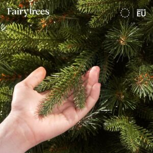 Sapin de Noël FairyTrees « sapin de Nordmann » étroit Premium FT05