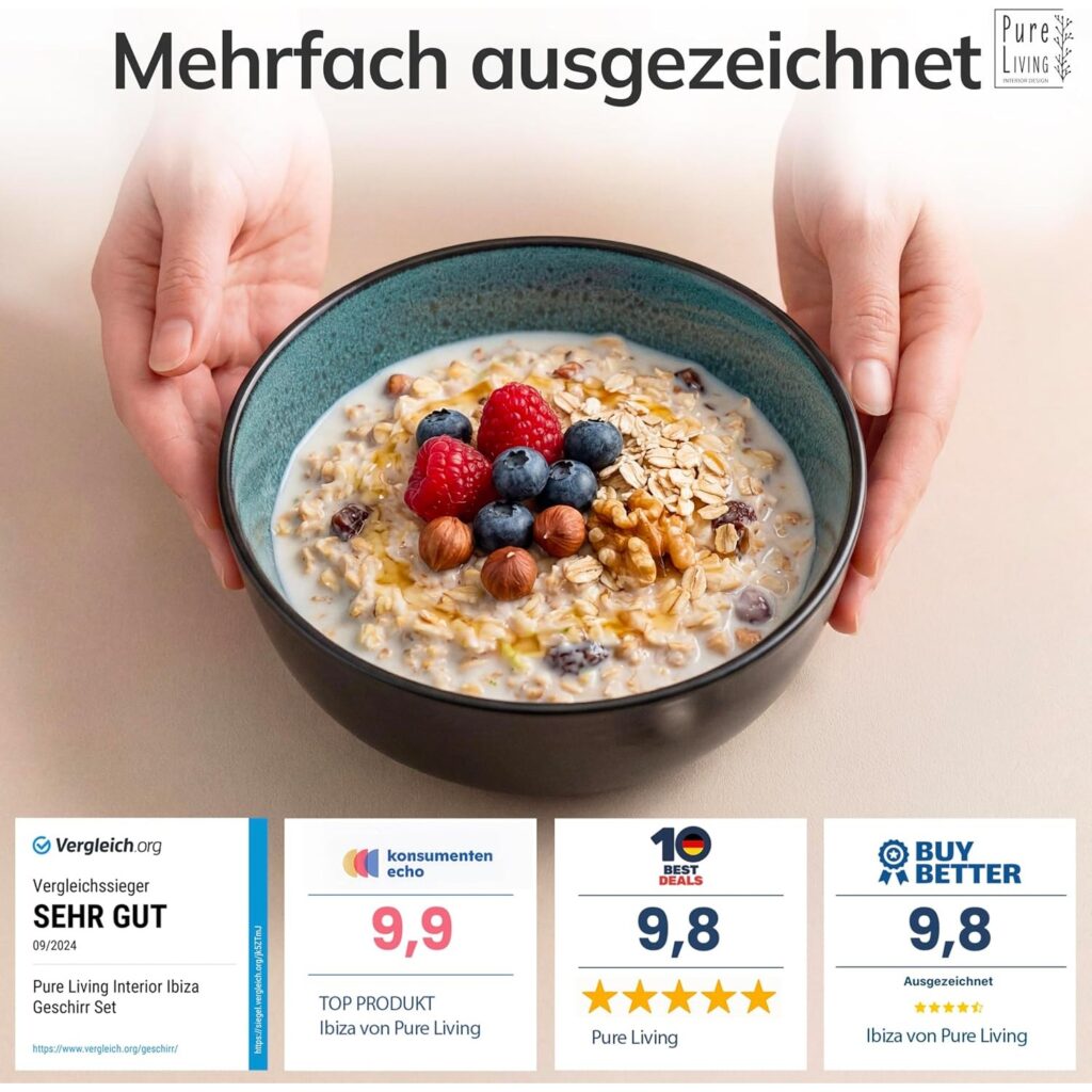 Matratzen kaufen Schweiz, Bettdecken kaufen Schweiz, Kopfkissen kaufen Schweiz Muesli aux fruits rouges dans le bol Ibiza