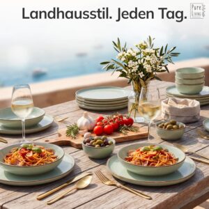 Lot de 6 assiettes à dessert en faïence « Rustic »