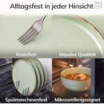 Lot de 6 assiettes à dessert en faïence « Rustic »