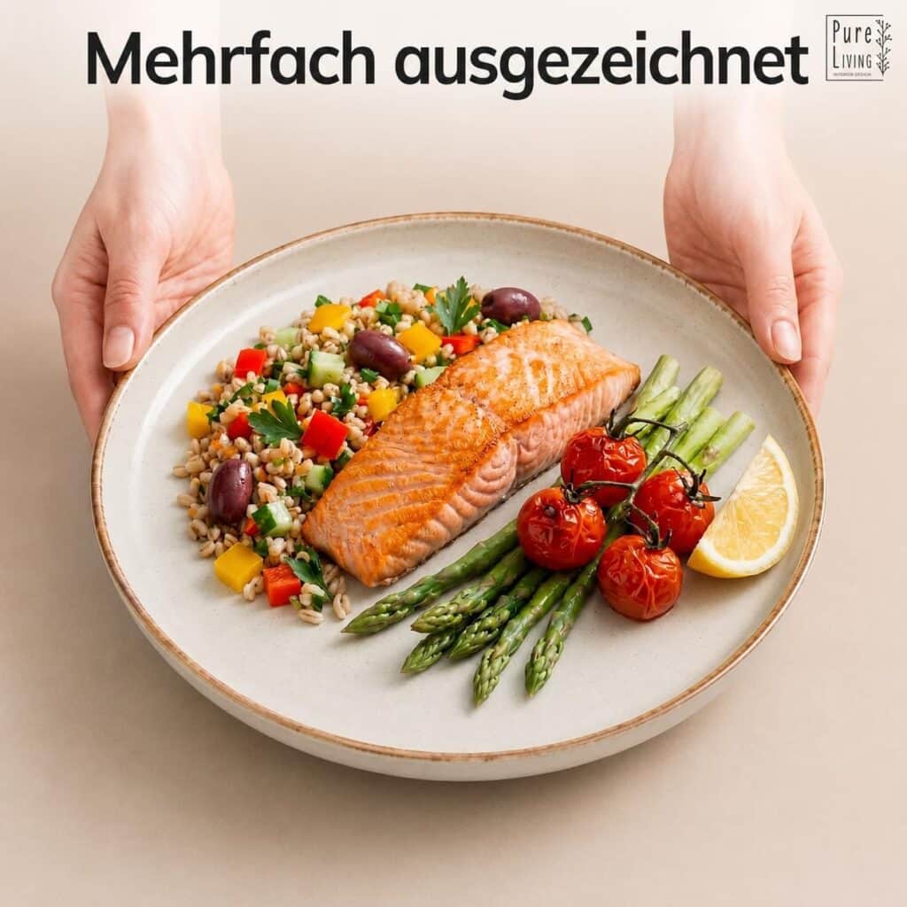 Matratzen kaufen Schweiz, Bettdecken kaufen Schweiz, Kopfkissen kaufen Schweiz Plat servi dans l'assiette Rustic