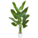Fleur « oiseau de paradis » TXABL artificielle avec pot