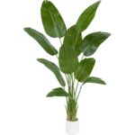 Fleur « oiseau de paradis » TXABL artificielle avec pot