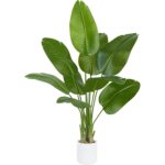 Fleur « oiseau de paradis » TXABL artificielle avec pot
