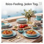 Servizio da tavola in gres Ibiza Light